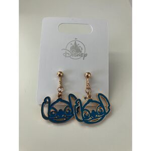 Disney Parks Lilo & Stitch Dangle Earrings 626 NEW on card!